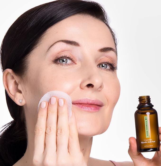 Glycolic Acid 20% Peel Serum - Exfoliates, Brightens, Reduces Dark Spots