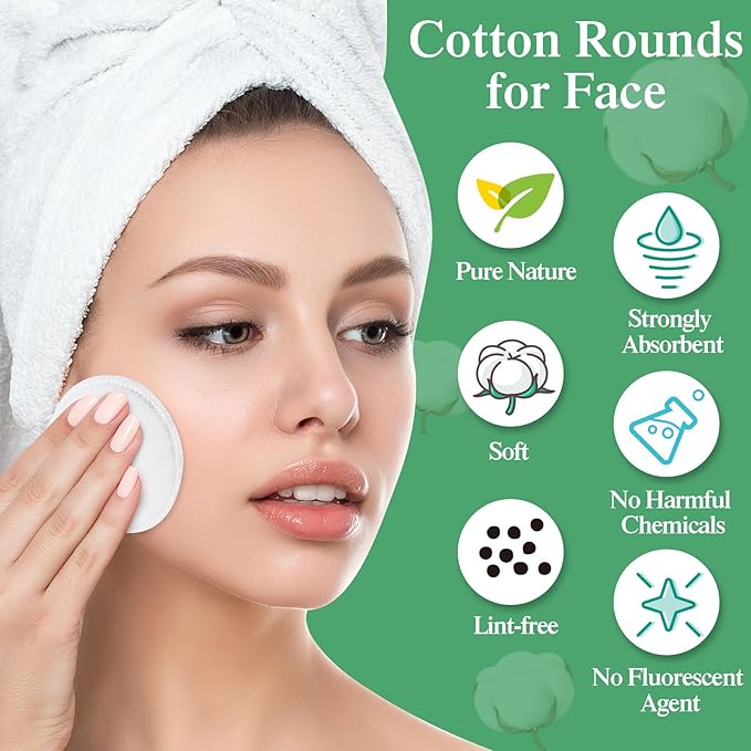 Maxcheck 2500 pcs cotton rounds