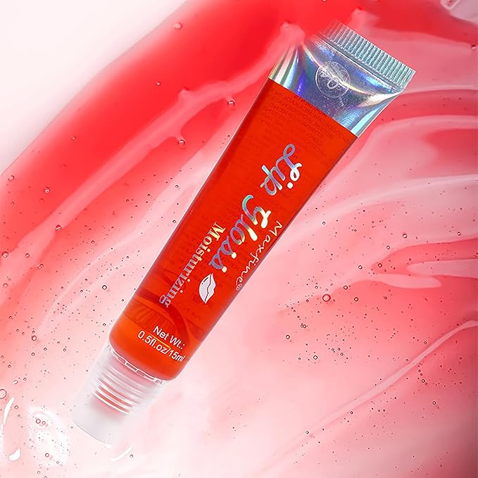 Glossy Lip Gloss, Fruit Lip Oil Gloss Moisturizing Lip