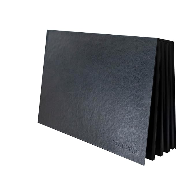 4 layers Empty magnetic Book Shaped palette (Black