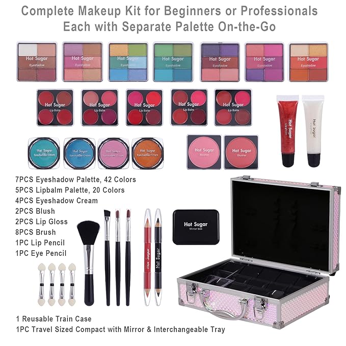 Hot Sugar Makeup Kit for Girls and Women