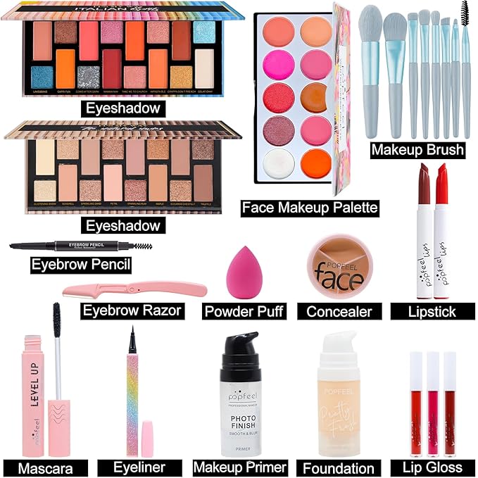 Makeup Kit for Women Full Kit, All-in-one Makeup