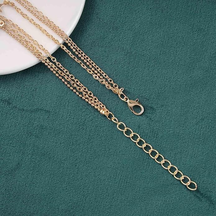Boho layered moon star choker necklace