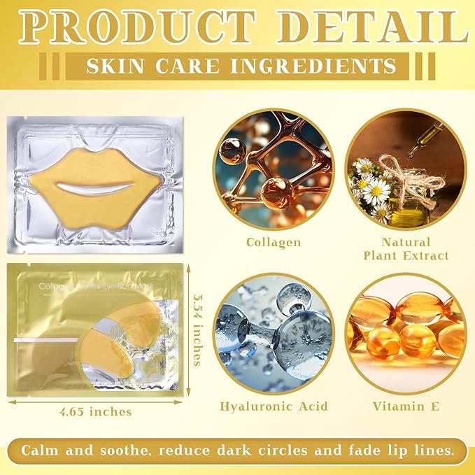 24k gold gel crystal collagen