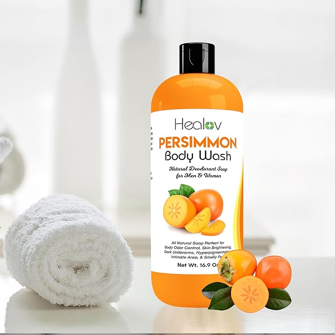 Persimmon Body Wash for Body Odor