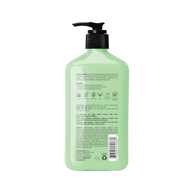 Hempz Body Moisturizer, Rosemary & Mint 17 Oz