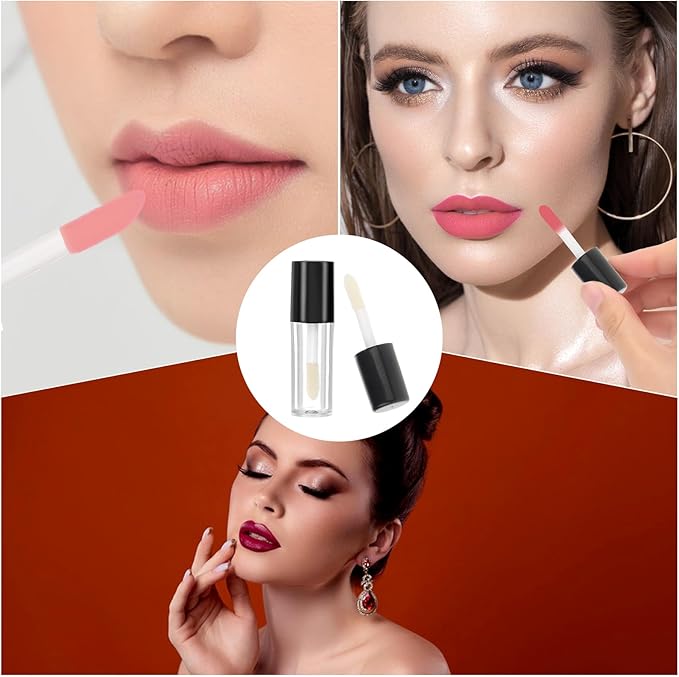 10 PCS Mini Lip Gloss Tubes Empty 1.2ml Gloss