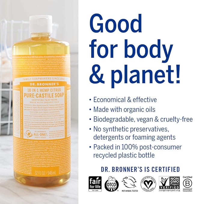 Dr. Bronner's - Pure-Castile Liquid Soap