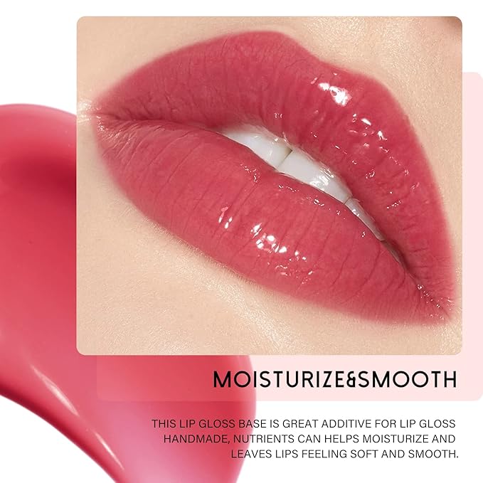 KYDA Lip Gloss Base, 200ML, Moisturize, Oil Finish, for DIY Lip Balms, Vegan, Gluten Free, Cruelty Free-200g