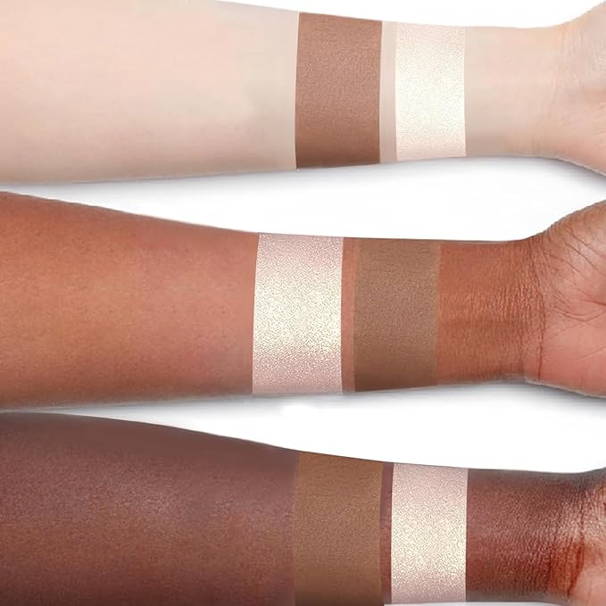 2 Pcs Cream Contour Highlighter Stick for Face Makeup (2+6)