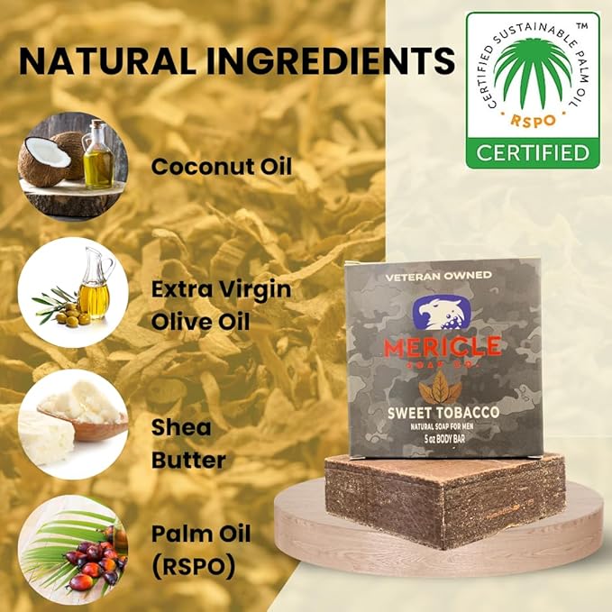 Sweet Tobacco Natural 5oz Body Bar