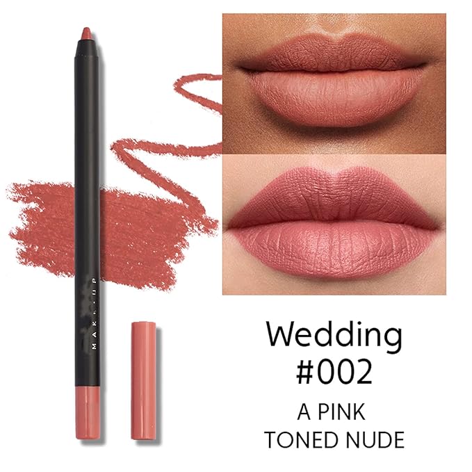 MAEPEOR Matte Lipliner and Eyeliner Kit 3 PCS Smoothly Creamy Lipliner and Eyeliner Pen Set for Daily Wear (3PCS Kit 1)