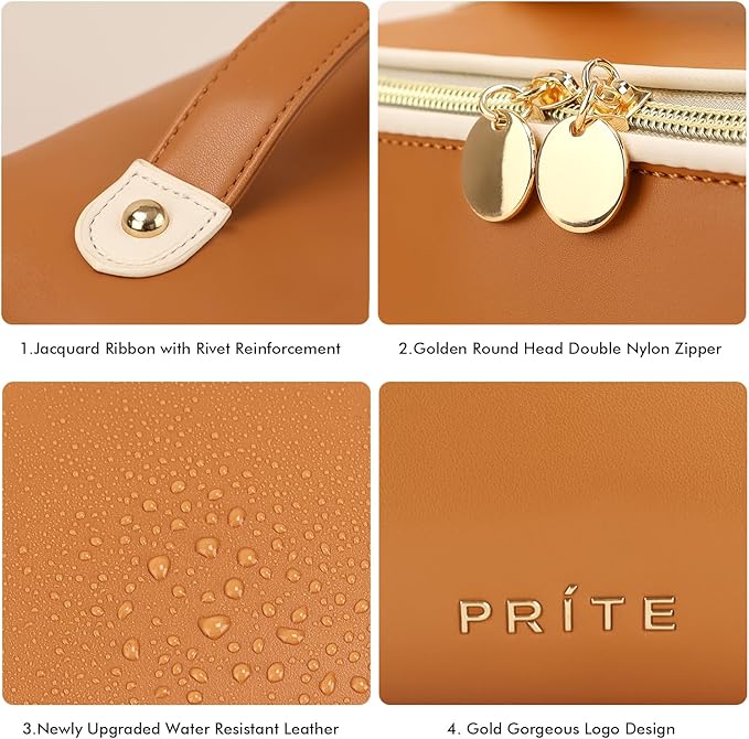 Prite travel cosmetic bag makeup