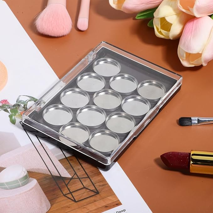 FRCOLOR Empty Eyeshadow Makeup Palette Magnetic Eyeshadow Palette