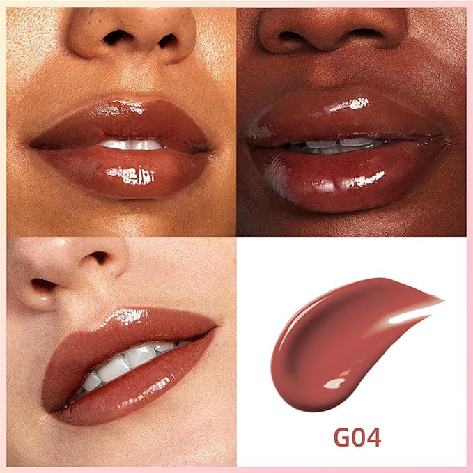 Hydrating Lip Gloss Set 6 Colors Moisturizing Glossy Hydrating