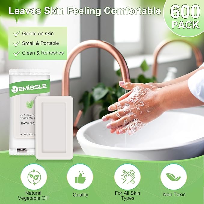 Demissle 0.35 Ounce Travel Size Soap