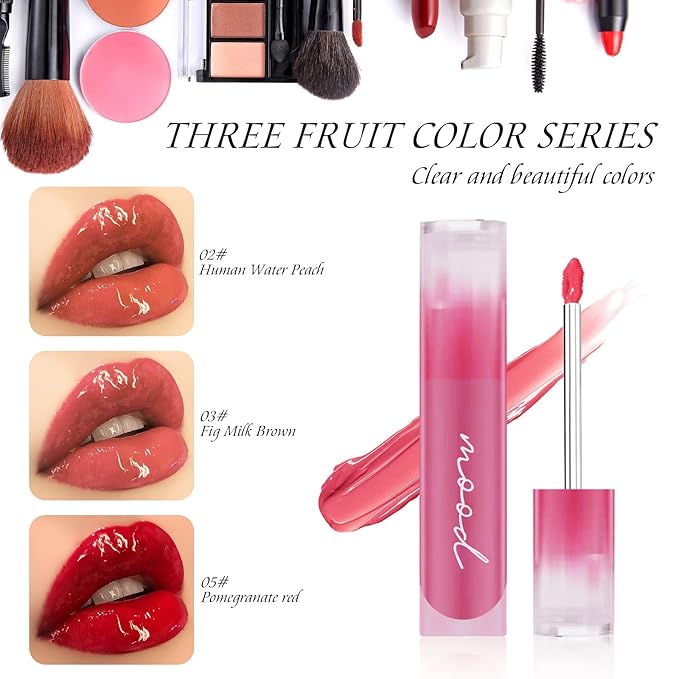 Cappuvini Lip Gloss Lightweight Moisturizing Lip Tint For Gloss