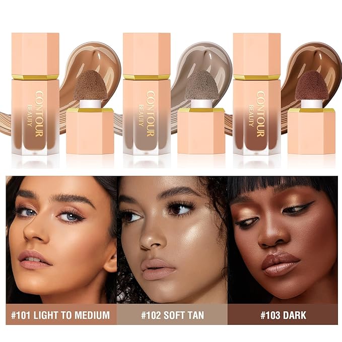 Liquid Contour Stick, Soft Cream Contour Makeup, Liquid
