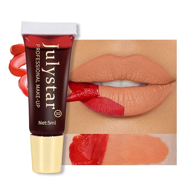 Charm Kiss Lip Stain Peel Off,Peel-Off Lip Glaze,Tattoo Glaze,Tattoo