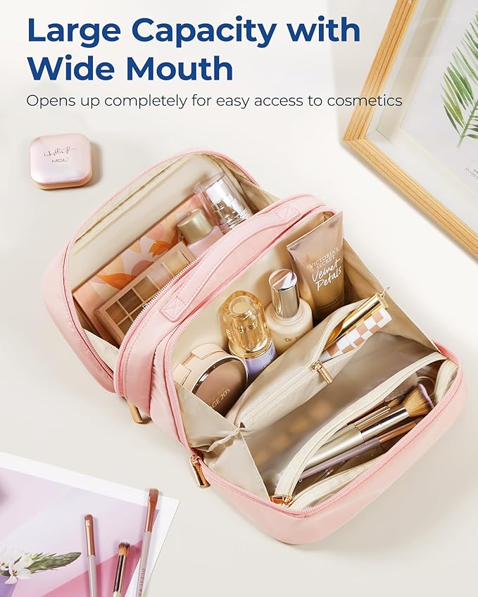 Bagsmart travel makeup bag large