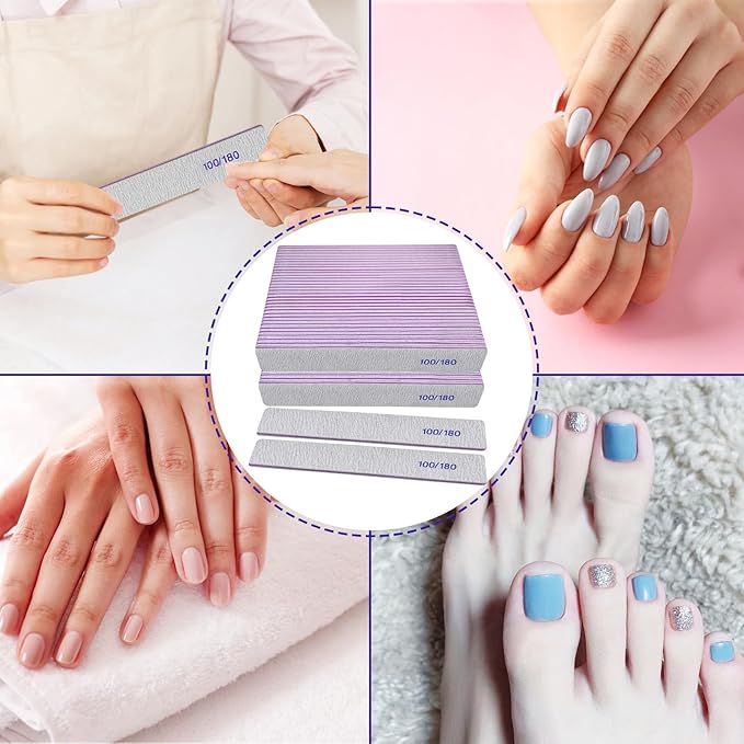 Nail Files (50 Pack), 100/180