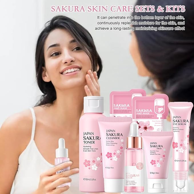 Skin Care Set Sakura Women Beauty