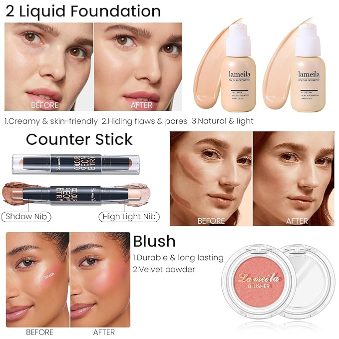Makeup Kit for Girls Teens, Travel Makeup Kit,