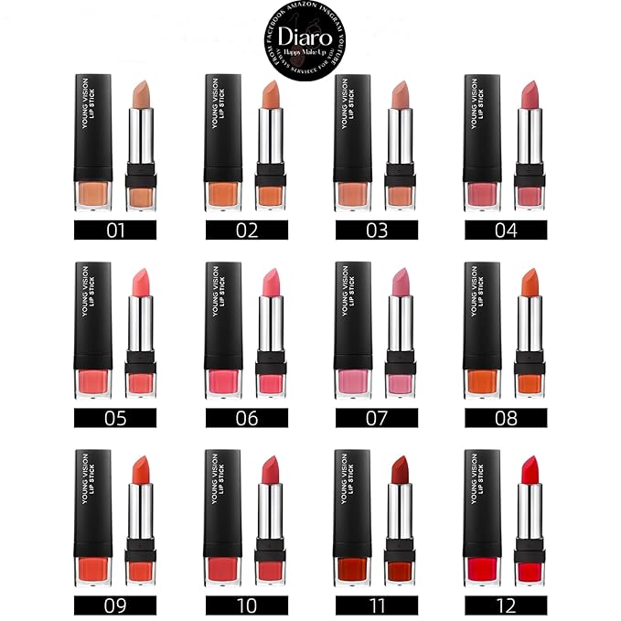 DIARO Lipsticks, Matte Lipstick For Woman Long-Lasting, Lip Long-Lasting,
