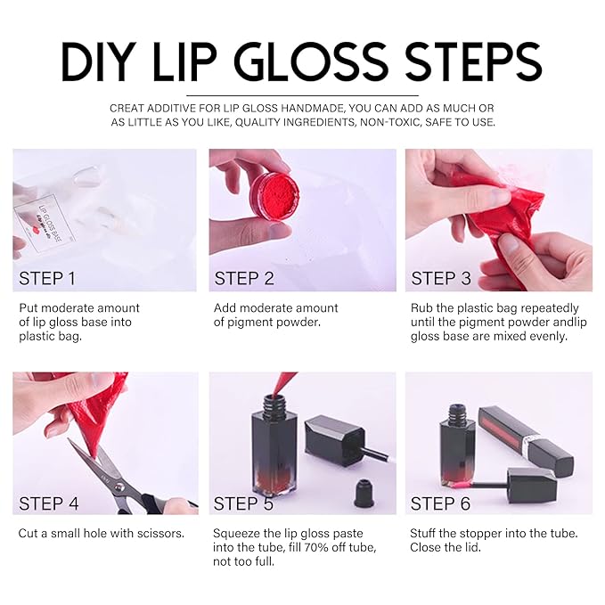 KYDA Lip Gloss Base, 200ML, Moisturize, Oil Finish, for DIY Lip Balms, Vegan, Gluten Free, Cruelty Free-200g