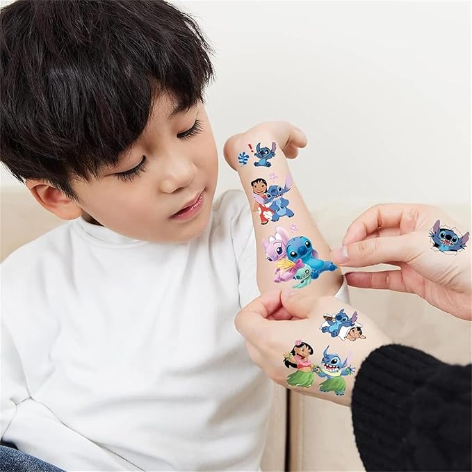 40pcs Temporary Stitch Tattoos for Girls and Kids, Reward Gifts