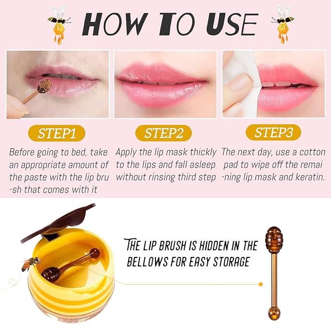 Balm Lip Balm Honey Pot, Propolis Moisturizing