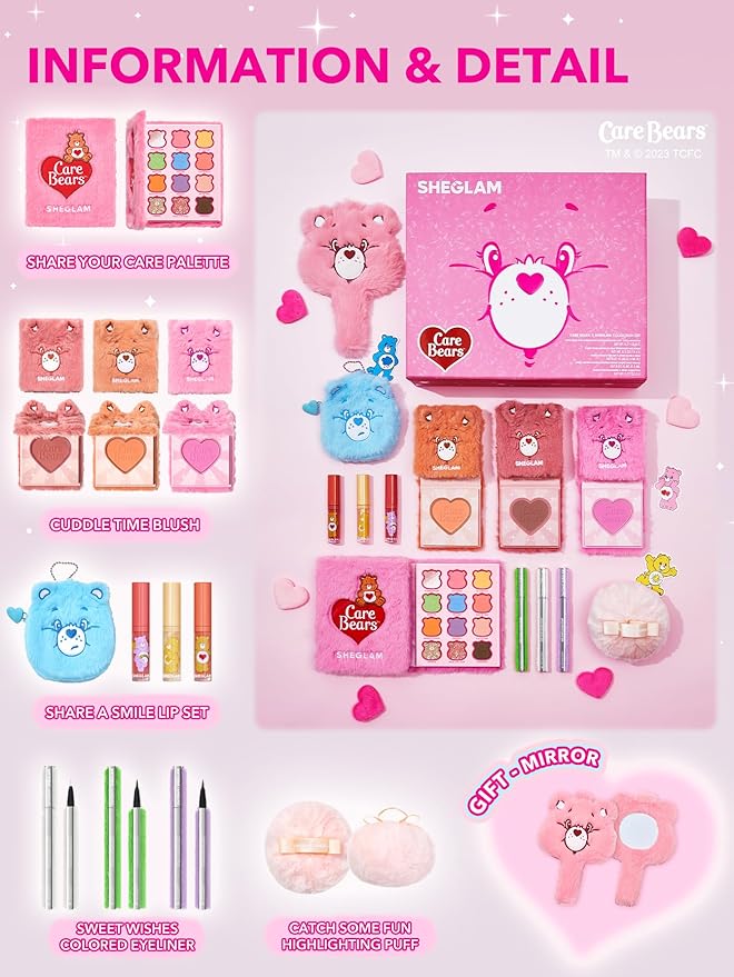 SHEGLAM X Care Bears Collection Set