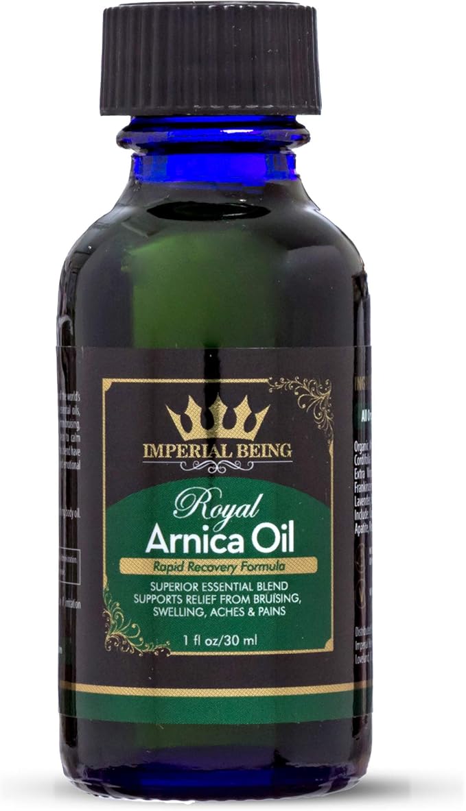 Royal Arnica Oil β Organic Herbal Blend for Muscle Recovery, Bruise Support, Joint Flexibility, Skin Vitality β Longer Lasting Than Arnica Cream or Gel β Infused with Essential Oils (1oz)