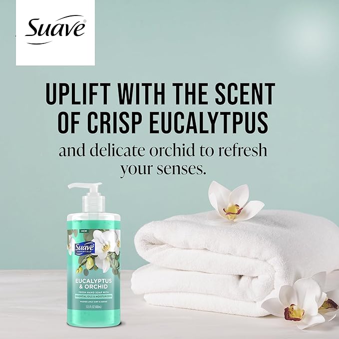 Suave Hand Soap, Eucalyptus & Orchid