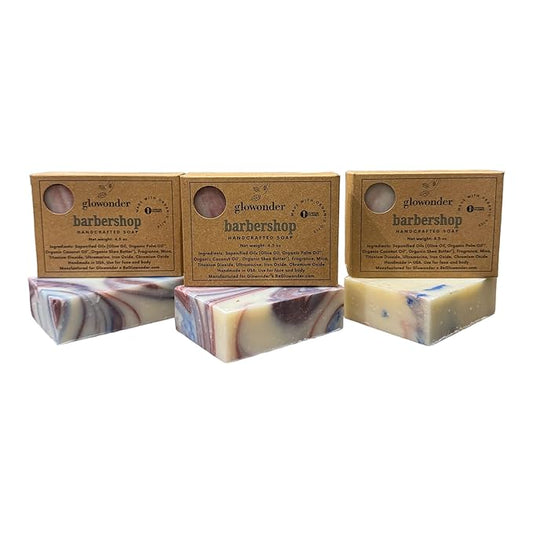 3 Pack Barbershop Handmade Organic Bar