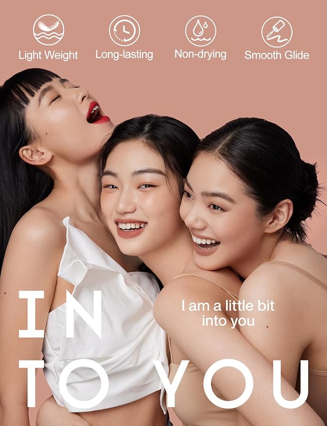 INTO YOU Matte Lipstick Velvet Lip Stain Lip Mud Long Lasting Waterproof Lipstick Lip Gloss Makeup Moisturizing Lipstick for Women(L-Mv01)