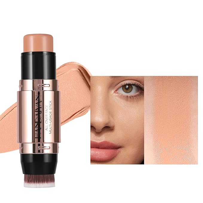 8 Colors Cream Contour Sticks Makeup Kit, Dual-Ended Concealer (05#)