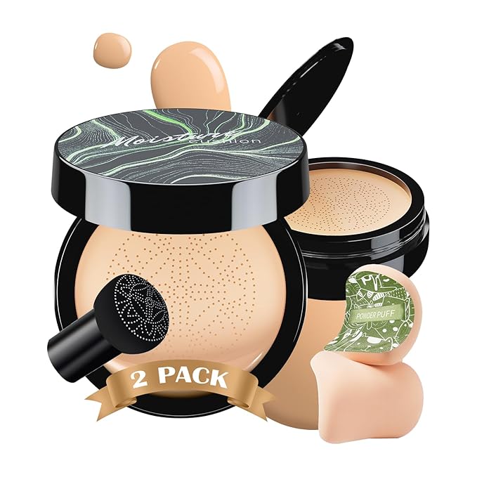 2 PCS Mushroom Head Air Cushion CC Cream Skin (Natural