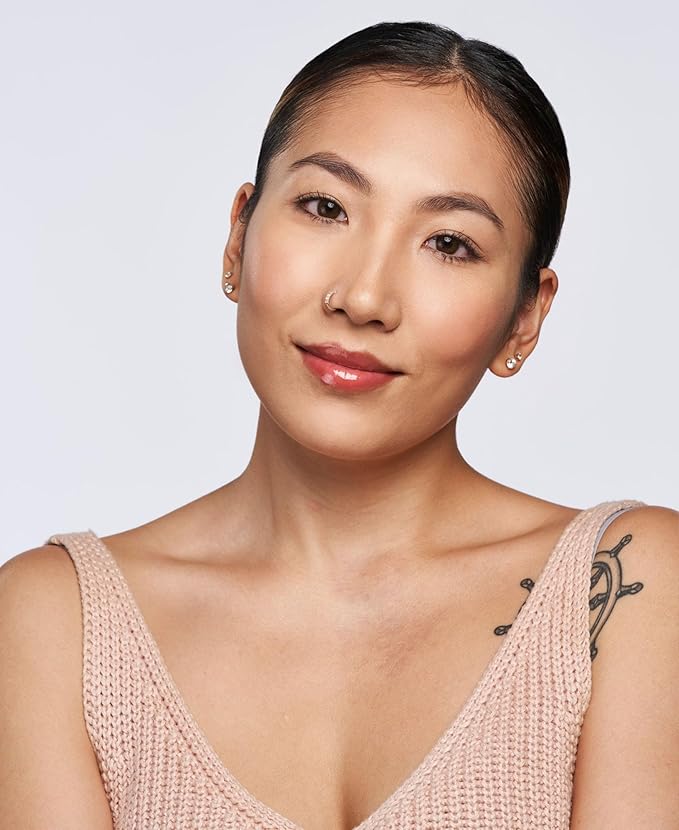 Wander Beauty Lip Retreat Oil - Spring Break (Warm Rose) - 4 in 1 Tinted Lip Oil + Moisturizing Lip Gloss With Avocado, Vitamin E & Rosehip - Hydrating Luxurious Lip Care for Dry Lips - 0.33 fl oz