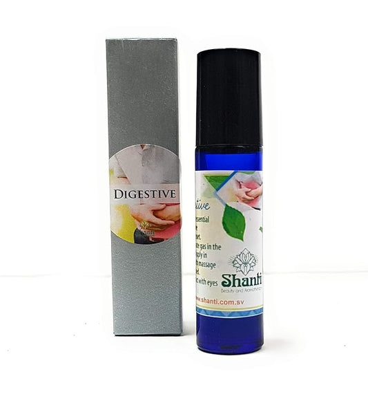 Roll on DIGESTIVE essential oils blend.help with digeston Help eliminate gas Apply with gentle massage in the abdomen until absorbed.