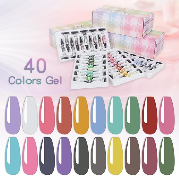 Gel palette Painting gel for nail art 40colors
