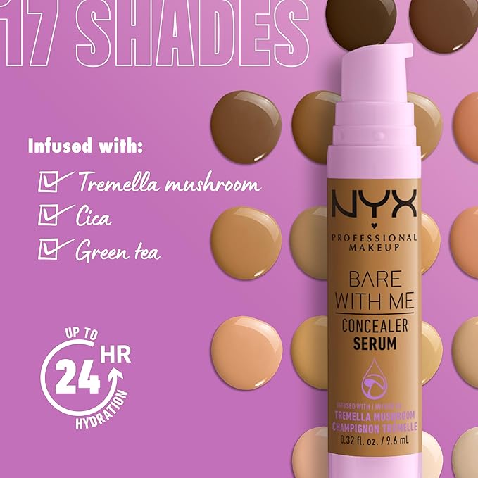 NYX PROFESSIONAL MAKEUP Bare With Me Concealer Serum, - Mocha