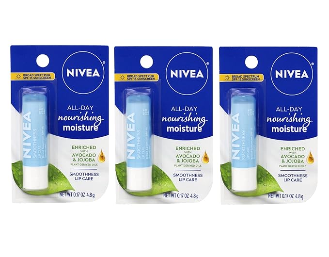 NIVEA Smoothness Lip Care SPF 15, oz