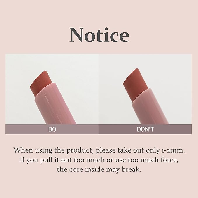 HINCE Slim Stick Melting Matte - Glides On Smooth, Sheer Color, Soft Finish, No Clump & Flake, Vivid Layered Color, Hydrating Comfort, Lightweight Cashmere Finish (UNREFINED)