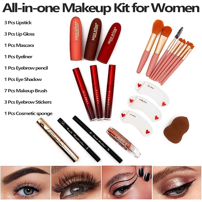 190 Colors Makeup Pallet,Professional Makeup Kit for Women