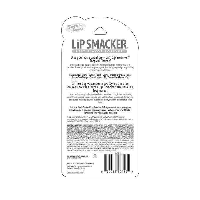 Lip Smacker Flavored Lip Balm Tropic