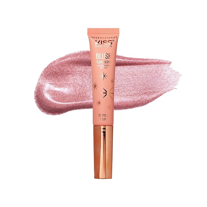 Kiss New York Professional Pearl Liquid Blush Beauty (Tempting Tulip)