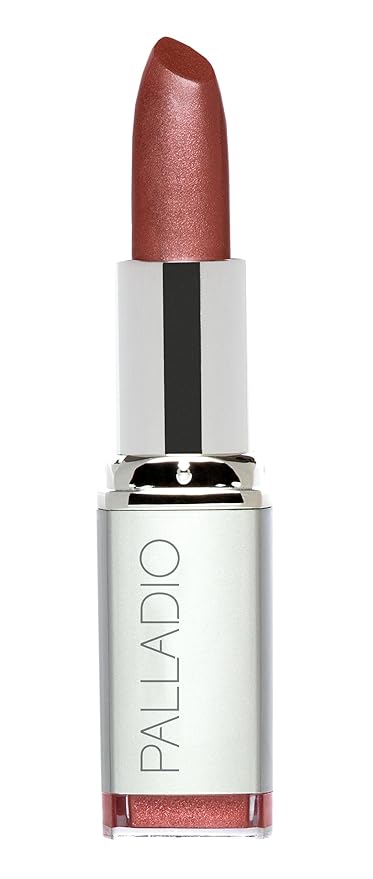 Palladio Herbal Lipstick, Rich Pigmented and Creamy Lipstick, Infused with Aloe Vera, Chamomile & Ginseng, Prevents Lips from Drying, Combats Fine Lines, Long Lasting Lipstick, Rosey
