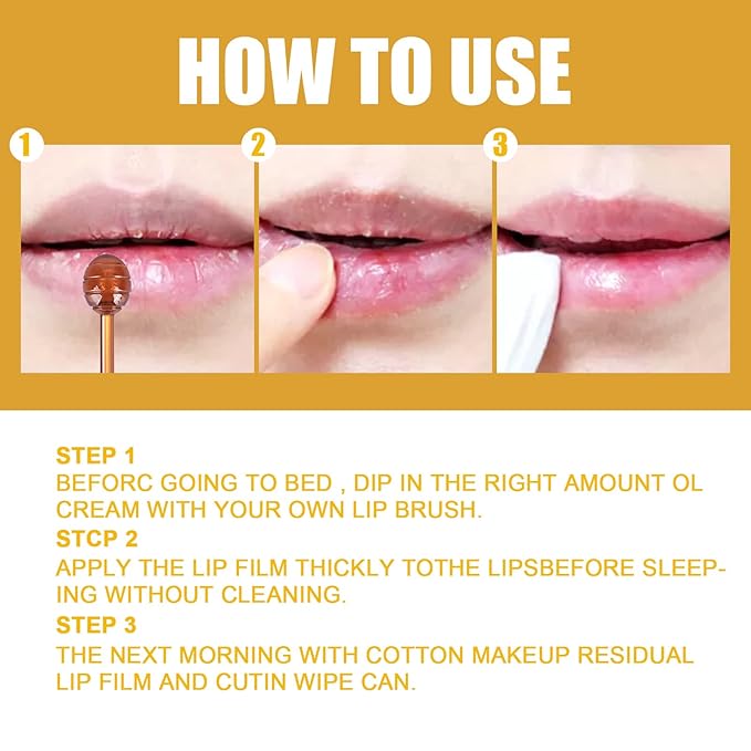 2 Pcs Lip Balm Honey Pot,Honey