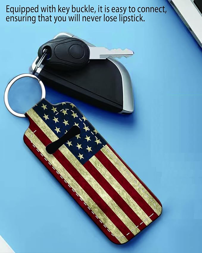 Chapstick Holder Keychain Holder Neoprene Lip Balm Lipstick